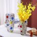 Nordic Modern Style Household Glass Vase For Dried Fresh Flowers, Hydroponics, Large Diameter, Living Room Coffee Table_maomaolike.com