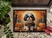 Shih Tzu Fall Doormat Front Door Mat Indoor Outdoor Rugs For Entryway, Non Slip Washable Low Pile, 24H X 36W_maomaolike.com