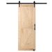 VEVOR Barn Door And Hardware Kit, 30" X 84" Wood Sliding Barn Door, Smoothly And Quietly, Barn Door Kit With 8-in-1 Floor Guide And Door Handle, Spruce Wood Panelled Slab, Easy To Install_maomaolike.com