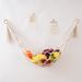 Nordic Net Bag Plush Toy Handwoven Lace Hammock Bohemian Tapestry Children's Room Wall Hanging_maomaolike.com
