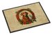 Chesapeake Bay Retriever Christmas Flowers Doormat Front Door Mat Indoor Outdoor Rugs For Entryway, Non Slip Washable Low Pile, 24H X 36W_maomaolike.com