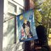 Japanese Chin Happy Birthday House Flag Large Porch Sleeve Pole Decorative Outside Yard Banner Artwork Wall Hanging, Polyester, House Size, Multicolor_maomaolike.com