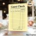 Guest Check Painting Poster, Vintage-style Blank Restaurant Guest Check Layout Poster, Nostalgic Dining-themed Decor Suitable For Restaurants, Cafes_maomaolike.com