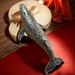 Antique Bronze Whale Burner Creative Tower Incense Holder High-Grade Copper Ornament_maomaolike.com