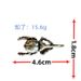 Cross-Border Hot-Selling Small Gift Brass Solid Long Halberd Big Bug Desktop Tea Pet Vintage Decoration Free Shipping_maomaolike.com