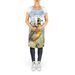 North Dakota Western Meadowlark Apron Cooking Kitchen Server Baking Crafts Gardening For Adult Women Men, Unisex, Large, Multicolor_maomaolike.com