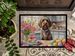 Decorating Easter Wirehaired Pointing Griffon Doormat Front Door Mat Indoor Outdoor Rugs For Entryway, Non Slip Washable Low Pile, 24H X 36W_maomaolike.com