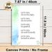 Inspirational Daily Mantra Painting Poster, Soft Watercolor Green & Blue Accent Poster, Uplifting Positive Affirmations To Cultivate Peaceful Mood_maomaolike.com