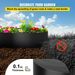 VEVOR Landscape Edging, 10 Inch Depth 60 Ft Total Length, Recycled HDPE Coiled Terrace Board, Flexible Bender Border For Landscaping, Lawn, Garden, Yard, Against Invading Weeds, Black_maomaolike.com