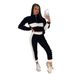 Women's Clothing Long Sleeve Fashion Casual Suit Color Matching Style _maomaolike.com