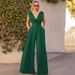 new slim jumpsuit high waist slimming jumpsuit straight wide leg pants for women_maomaolike.com