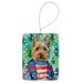 Australian Terrier Christmas Porcelain Ornament Christmas Tree Hanging Decorations For Home Christmas Holiday, Rectangle, Gift, Multicolor_maomaolike.com
