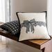 Light Luxury Black Sofa Pillow Cover High End Hotel Model Room Decorative Pillow Bedside Cushion Bed Back Pillow_maomaolike.com