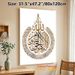 Islamic Calligraphy Ayatul Kursi Painting Poster, Luxury Golden Intricate Arabic Script Poster, Elegant Religious Decorative Art Suitable For Home_maomaolike.com