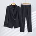 Women's Clothing Pants Set White Suit Jacket Suit Fashion Business Dress Female Beautician Work Clothes Fashion_maomaolike.com