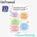French Classroom Rules Painting Poster, Pastel-colored Hand-drawn Floral & Star Accented Poster, Clearly Outlines Class Conduct Guidelines, Suitable_maomaolike.com