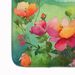 Iowa Wild Prairie Roses In Watercolor Memory Foam Kitchen Mat Machine Washable Anti-Fatigue Mat Cushion Comfort Bath Mat Or Kitchen Rug_maomaolike.com