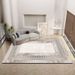 Living Room Rug Large Size Gorgeous Gold Frame Design Bedroom Rug Plush Thickened Machine Washable Thickened Underlay Interior Decorative Rug_maomaolike.com
