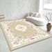 Living Room Rug,Large Rug,Oversized, Gold Leaves Design,Bedroom Rug,Soft And Thick, Machine Washable, Thickened Rug, Bedside Rug,Decorative Indoor Rug_maomaolike.com