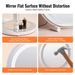 VEVOR 12' Vanity Mirror With Lights LED Makeup Round W/ Smart Touch For Bedroom_maomaolike.com