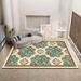 Living Room Rug,Large Rug,Oversized, Gold Leaves Design,Bedroom Rug,Soft And Thick, Machine Washable, Thickened Rug, Bedside Rug,Decorative Indoor Rug_maomaolike.com
