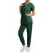 Women's ready-to-use oral dentist surgical gown split toiletry suit elastic quick-drying hospital nurse uniform_maomaolike.com