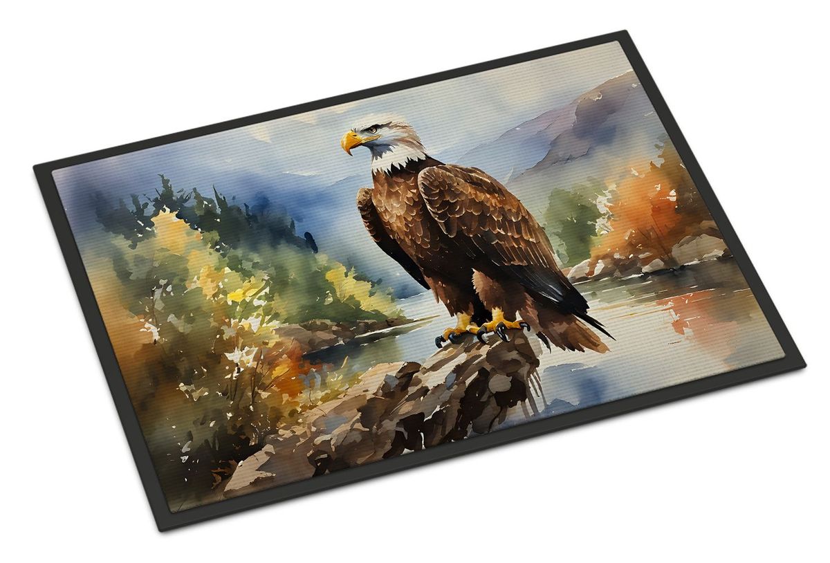 Eagle Doormat Front Door Mat Indoor Outdoor Rugs For Entryway, Non Slip Washable Low Pile, 24H X 36W_maomaolike.com