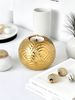 1PC Round Ceramic Advanced Art Candlestick Suitable For Living Room, Desktop And Office Decoration Candlestick Beautiful Ornament_maomaolike.com