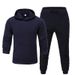 Men's Clothing men's casual sports fitness solid color sweatshirt suit hooded sweatshirt_maomaolike.com
