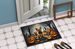 Norwich Terrier Spooky Halloween Doormat Front Door Mat Indoor Outdoor Rugs For Entryway, Non Slip Washable Low Pile, 24H X 36W_maomaolike.com