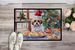 Lhasa Apso Christmas Cookies Doormat Front Door Mat Indoor Outdoor Rugs For Entryway, Non Slip Washable Low Pile, 24H X 36W_maomaolike.com
