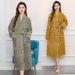 Leopard Print & Rainbow Chenille Robes: Softness Meets Versatility For Men & Women_maomaolike.com