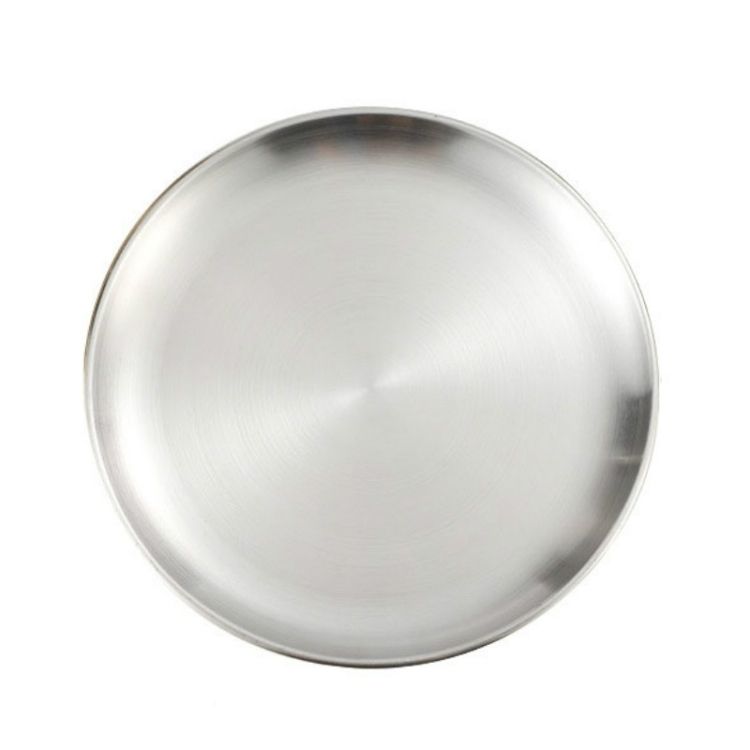 Round Plate Cafe Tray Fruit Cake Plate Bone Plate Dish Shallow Plate_maomaolike.com