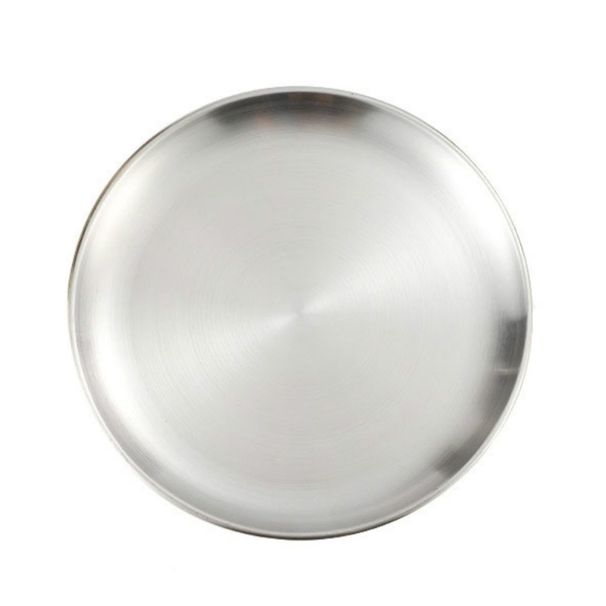 Round Plate Cafe Tray Fruit Cake Plate Bone Plate Dish Shallow Plate_maomaolike.com
