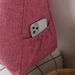 SOGA 4X 180cm Pink Triangular Wedge Bed Pillow Headboard_maomaolike.com