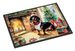 Dachshund Cozy Christmas Doormat Front Door Mat Indoor Outdoor Rugs For Entryway, Non Slip Washable Low Pile, 24H X 36W_maomaolike.com