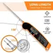 Professional Meat Thermometer Digital Instant Read With High Accuracy Waterproof & Backlit For Grill BBQ Oven Kitchen_maomaolike.com