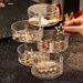1pc Stylish & Large Capacity 3/4/5 Layers Rotating Jewelry Storage Box For Women, Transparent Desktop Organizer Dust-proof Hair_maomaolike.com