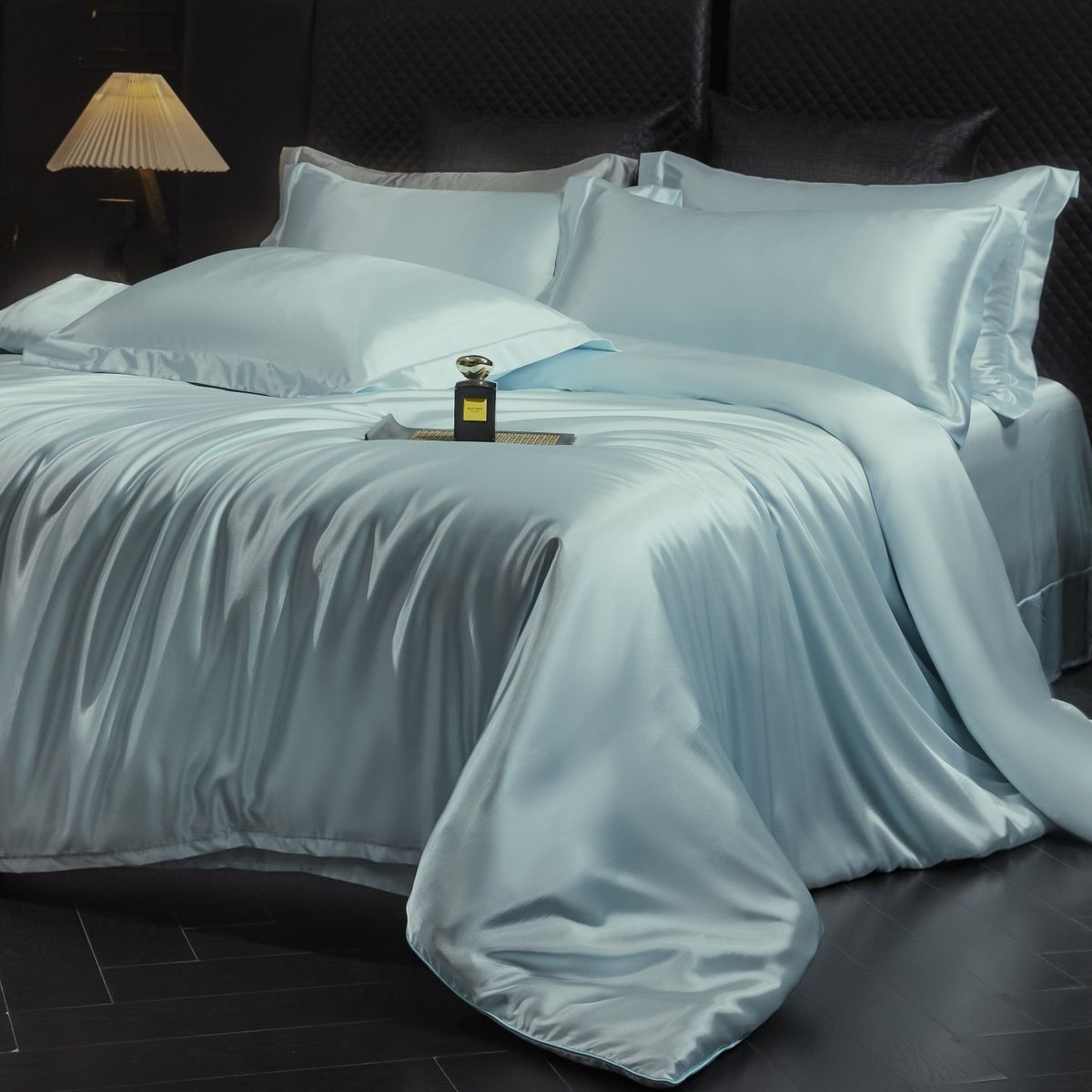 Factory Wholesale Upgraded Good Fabric Washed Ice Silk Single Solid Color Quilt Cover Export Cross-Border E-commerce_maomaolike.com