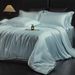 Factory Wholesale Upgraded Good Fabric Washed Ice Silk Single Solid Color Quilt Cover Export Cross-Border E-commerce_maomaolike.com