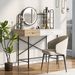 40 Inch Makeup Vanity Desk With 3-Mode Lighted Mirror & Wireless Charging Station,Vanity Table With Drawer & 3 Open Shelves For Ample Storage Space,Dressing Table For Bedroom_maomaolike.com