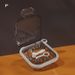 Japanese-style Dopamine Portable Braces Storage Box With Mirror For Invisible Braces, Dentures, And Orthodontic Aligners_maomaolike.com