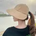 Hot Sale Bucket Hat Foldable Sunshade Sun Hats for Women Ladies Korean Round Top Fisherman Big Brim Sunshad Cap Adjustable Sunhat_maomaolike.com