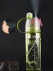 600ML Sports Drinking Spray Fog Male And Female Plastic Water Bottle For Cycling Hiking Outdoor Gym_maomaolike.com