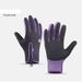 Gloves Zipper outdoor sports gloves Men's cycling plus fleece touch screen waterproof hiking gloves_maomaolike.com