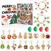 Christmas Advent Calendar Jewelry Set – Festive Charm Bracelet & Pendant Blind Box With Holiday-Themed Beads, Perfect For Gifting And Countdown_maomaolike.com