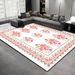 Living Room Rug Large Size Gorgeous Gold Frame Design Bedroom Rug Plush Thickened Machine Washable Thickened Underlay Interior Decorative Rug_maomaolike.com