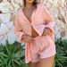 Women's Clothing sexy two-piece suit for women beach sunscreen shirt shorts suit_maomaolike.com