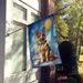 German Shepherd Happy Birthday House Flag Large Porch Sleeve Pole Decorative Outside Yard Banner Artwork Wall Hanging, Polyester, House Size, Multicolor_maomaolike.com