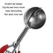 304 Stainless Steel Silicone Handle Ice Cream Scoop_maomaolike.com